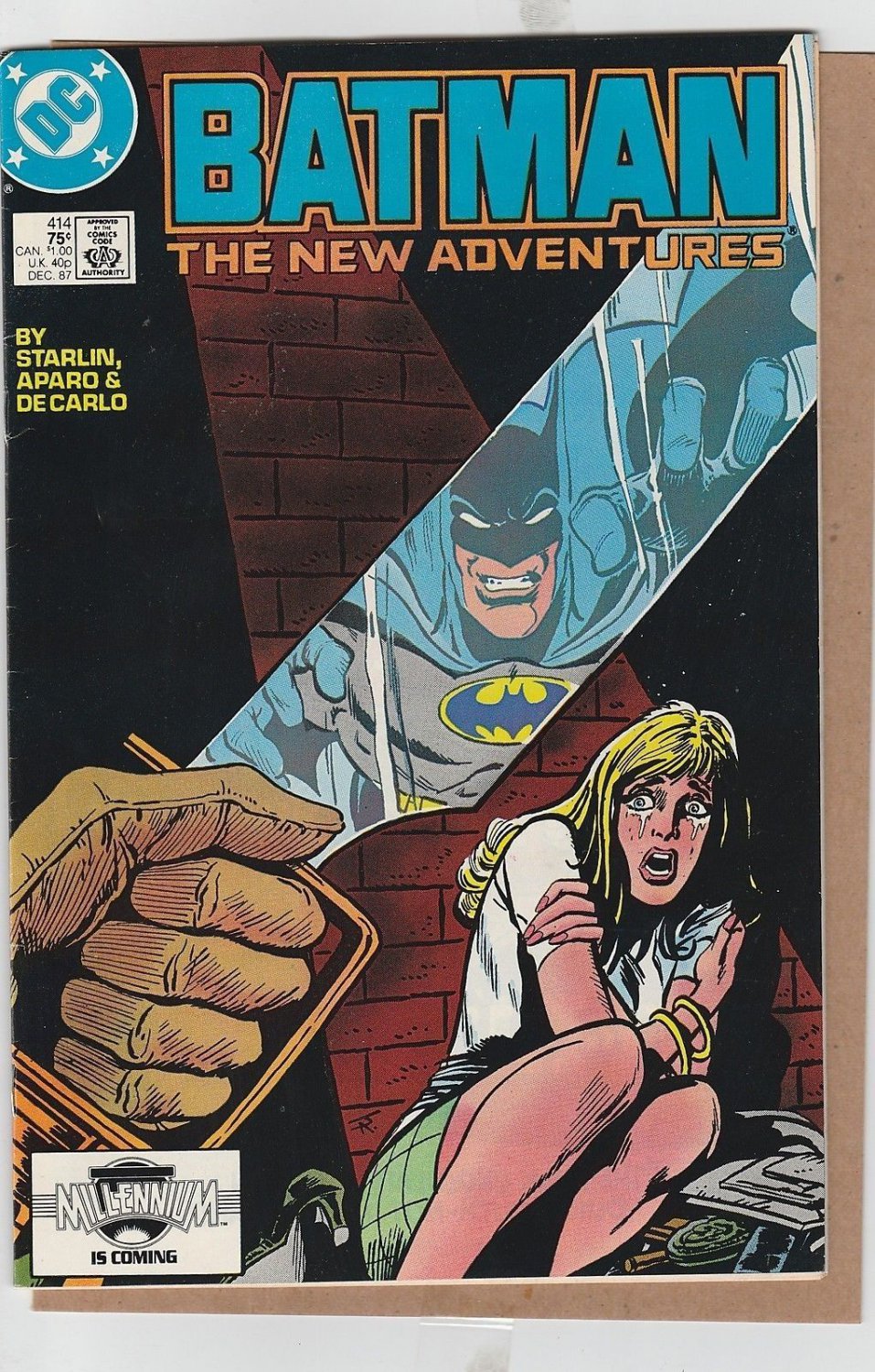 BATMAN ORIGINAL SERIES #414 COMMISSIONER GORDON 1987