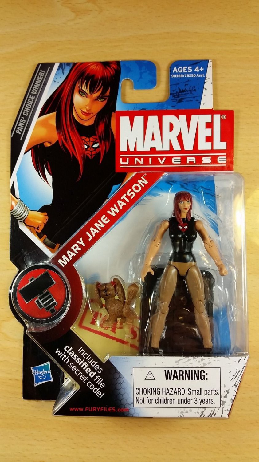 MARY JANE WATSON Marvel Universe Legends Hasbro 3.75in. Spider-Man New! Ms. Lion