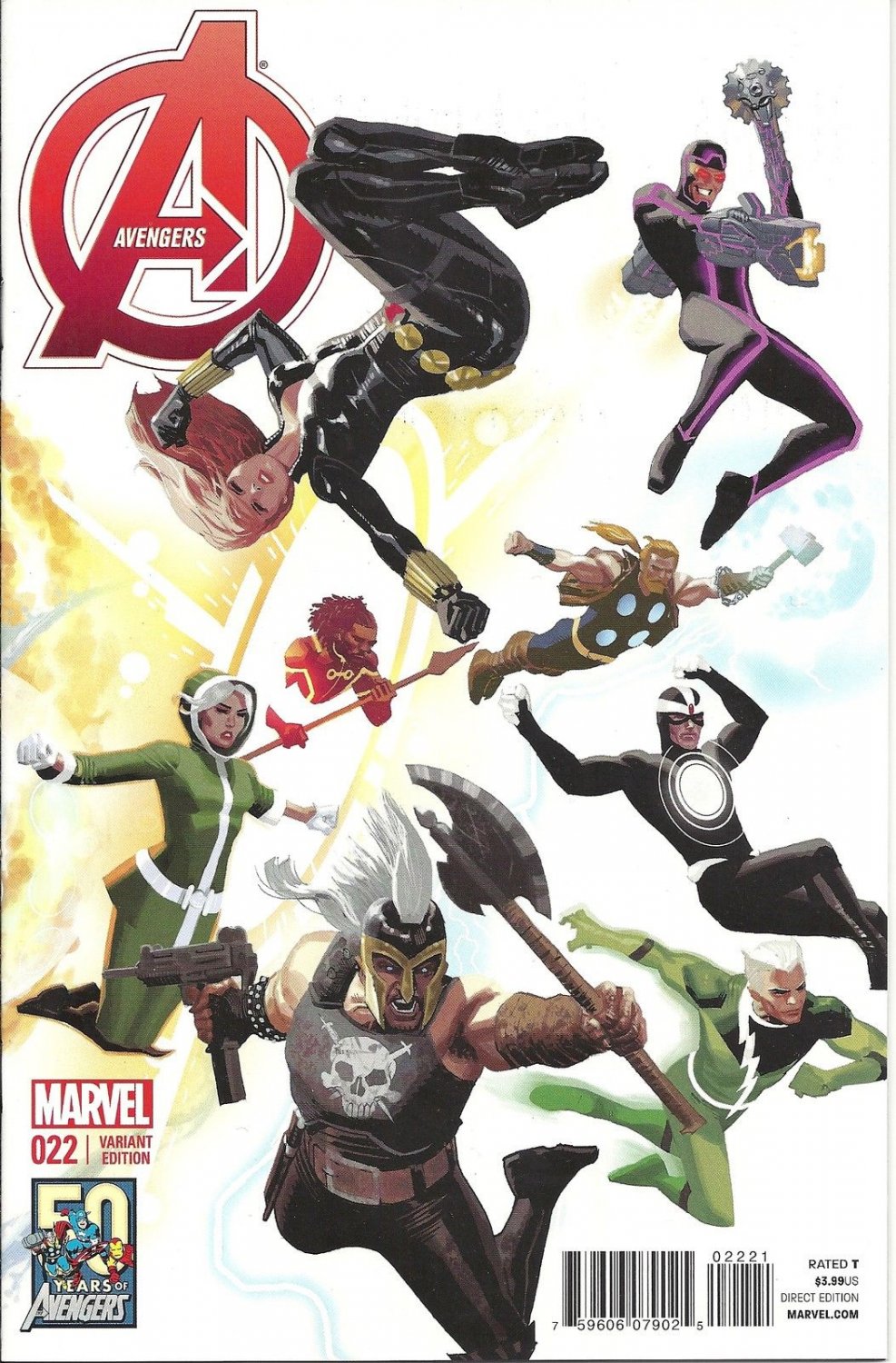THE AVENGERS #22 (2013) MARVEL NOW COMICS 50TH ANNIVERSARY VARIANT