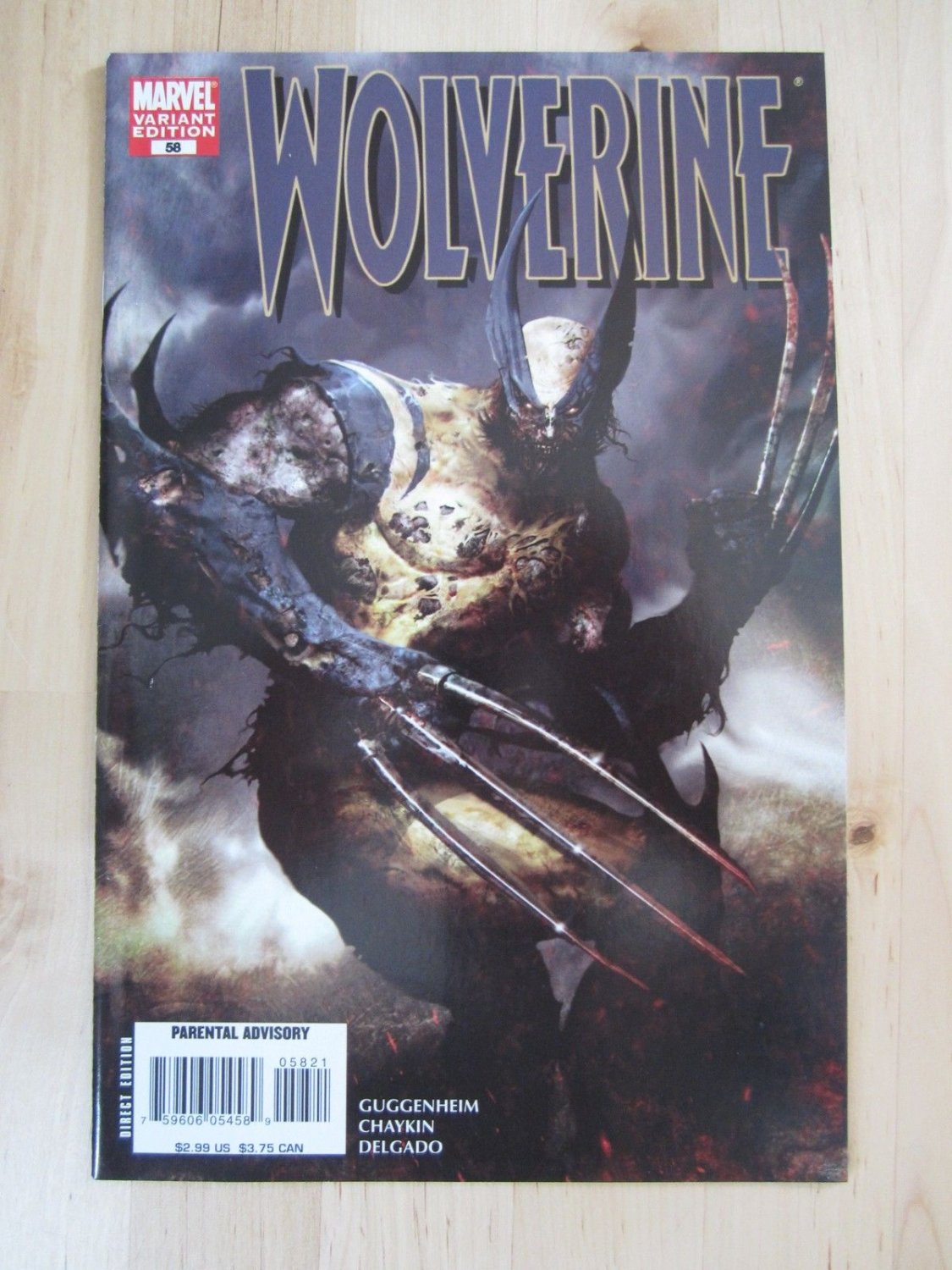 WOLVERINE (2003 Series) #58 ZOMBIE variant