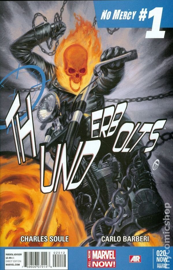THUNDERBOLTS #20 COMIC 2ND PRINT DEADPOOL
