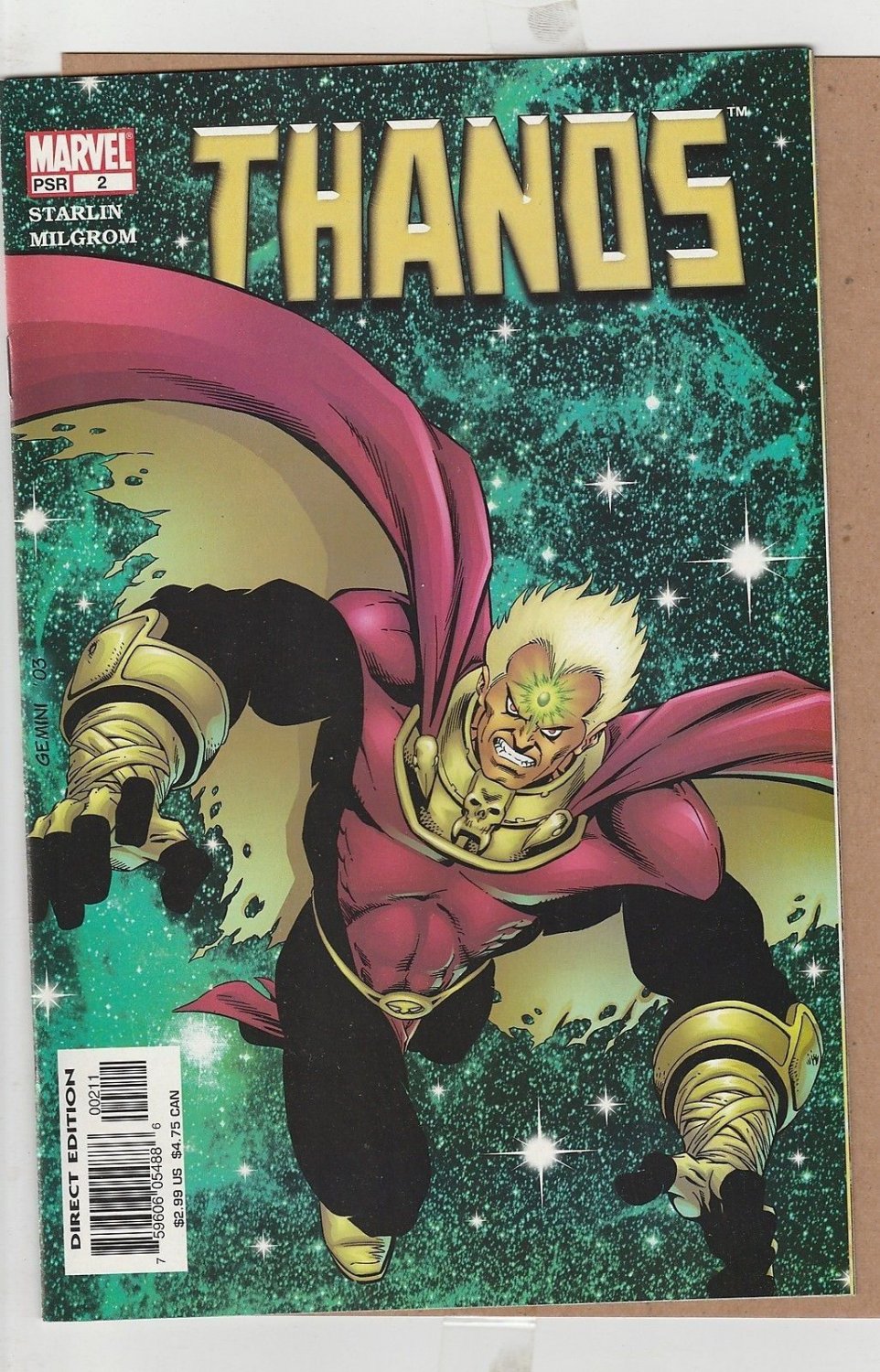 THANOS #2 WARLOCK 2004 MARVEL JIM STARLIN