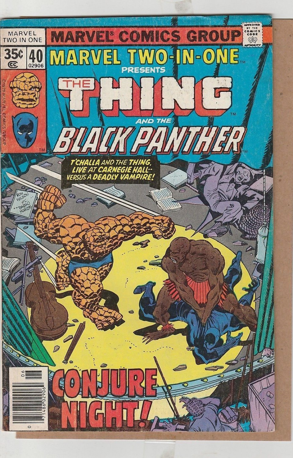 MARVEL TWO-IN-ONE #40 THE THING / BLACK PANTHER 1978