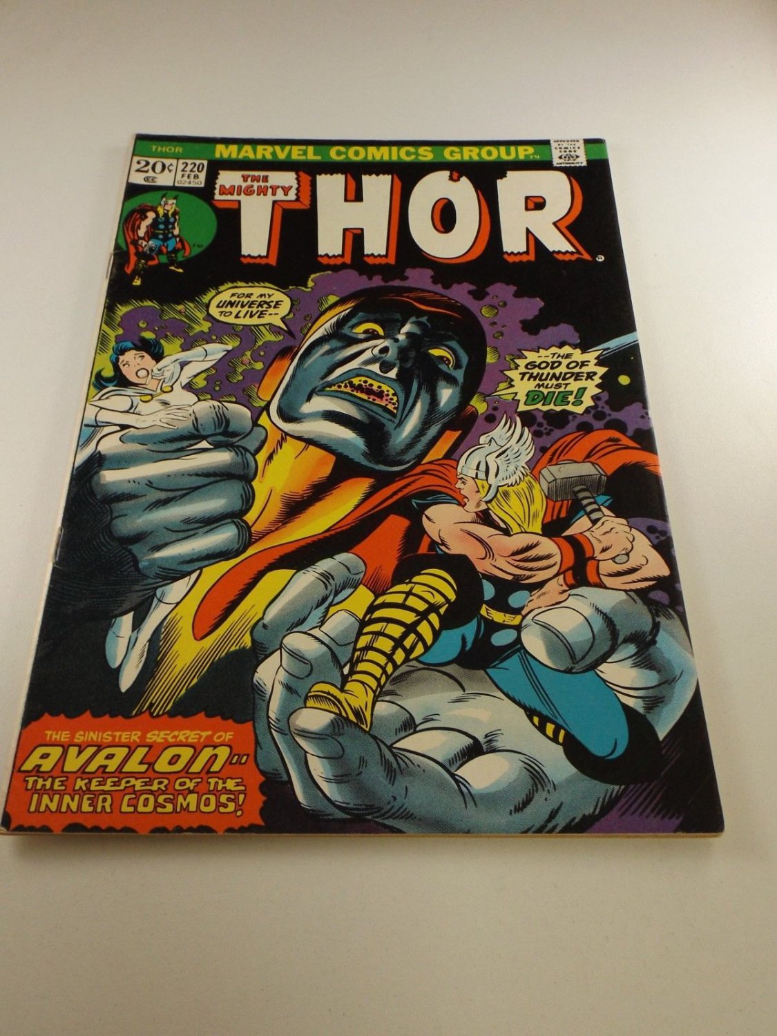 THOR THE MIGHTY # 220