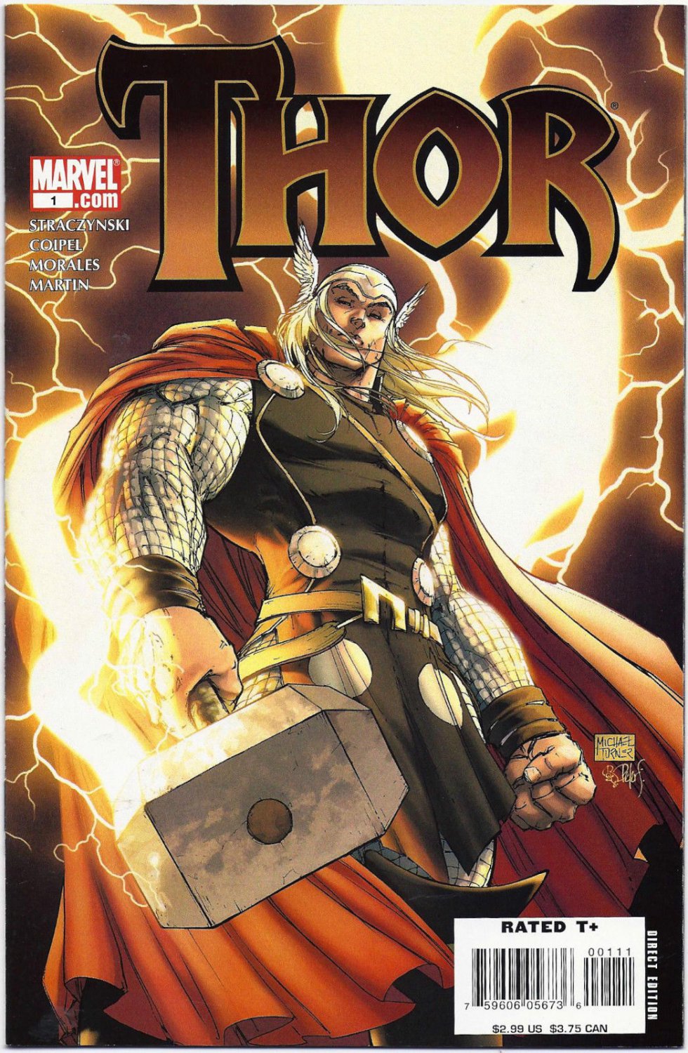 THOR # 1 1ST PRINTING (2007) MARVEL