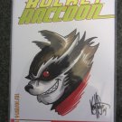 Rocket Raccoon #1 Signed & Remarked by Ken Haeser w/COA Marvel