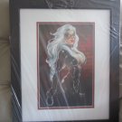 BLACK CAT by GAVIN MICHELLI 19 X 23 FRAMED PRINT MINT CONDITION NEW
