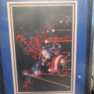DEADPOOL & CAPTAIN AMERICA ART PRINT Signed by ED McGUINNESS