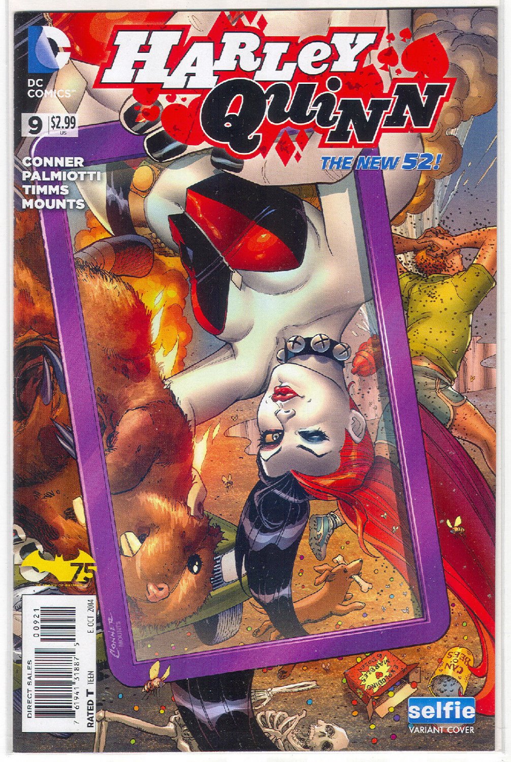 HARLEY QUINN #9 DC NM SELFIE VARIANT COVER