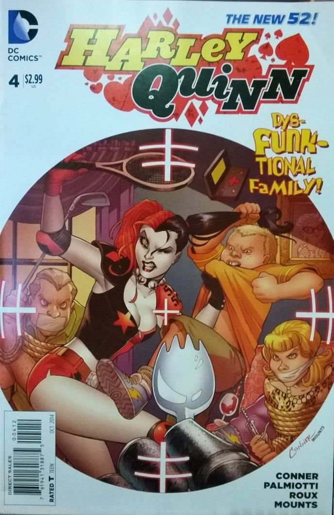 HARLEY QUINN #4 DC NM 2ND PRINT COVER