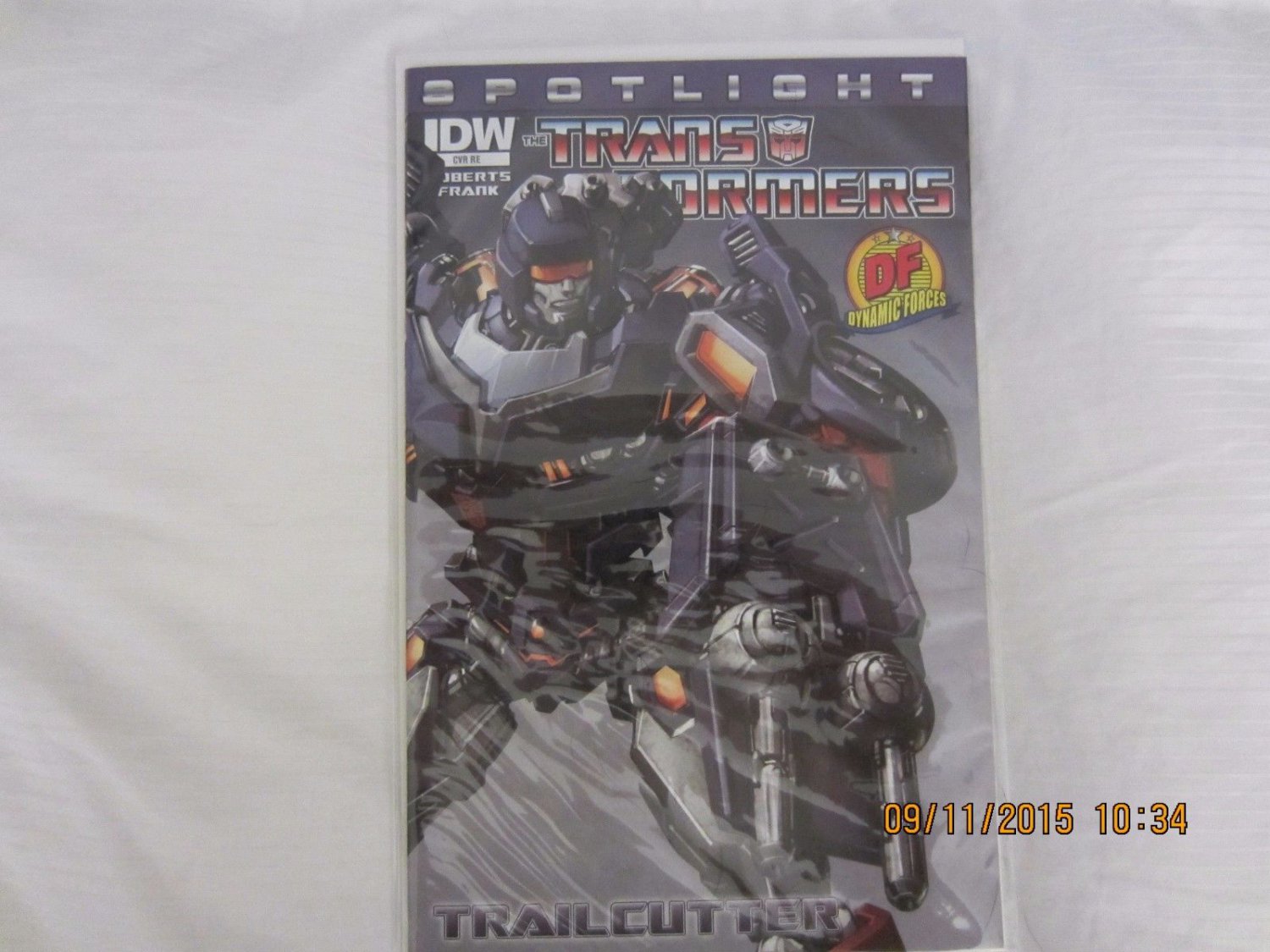 TRANSFORMERS SPOTLIGHT: TRAILCUTTER DF EXCLUSIVE COVER w/COA Limited Dynamic DF