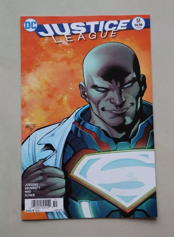 JUSTICE LEAGUE #52 ERROR (PRINTED #51) NEWSSTAND COPY