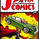SPAWN #228  CLASSIC ACTION COMICS #1 COVER SWIPE