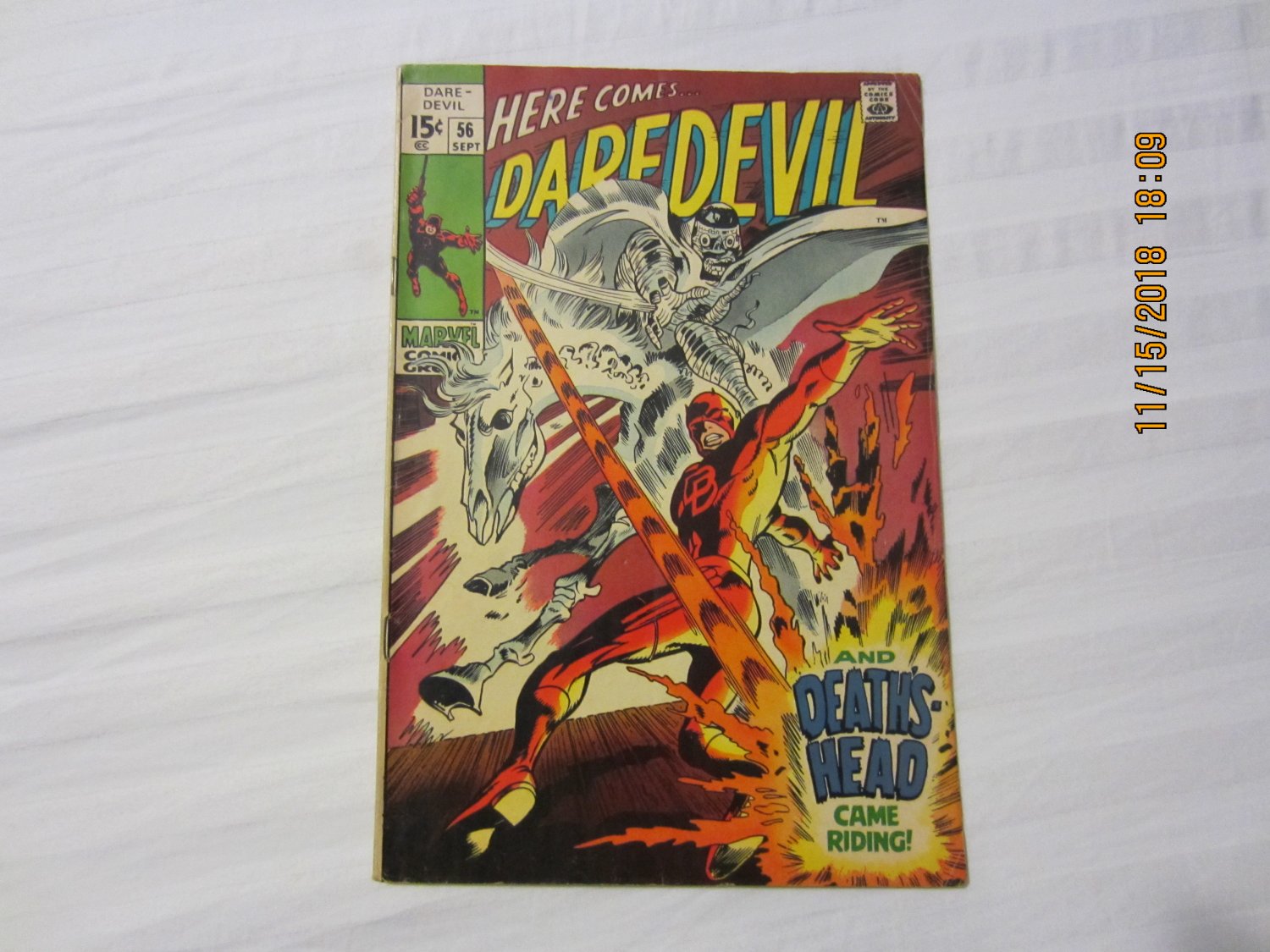 Daredevil #56 "Death's Head Came Riding!"