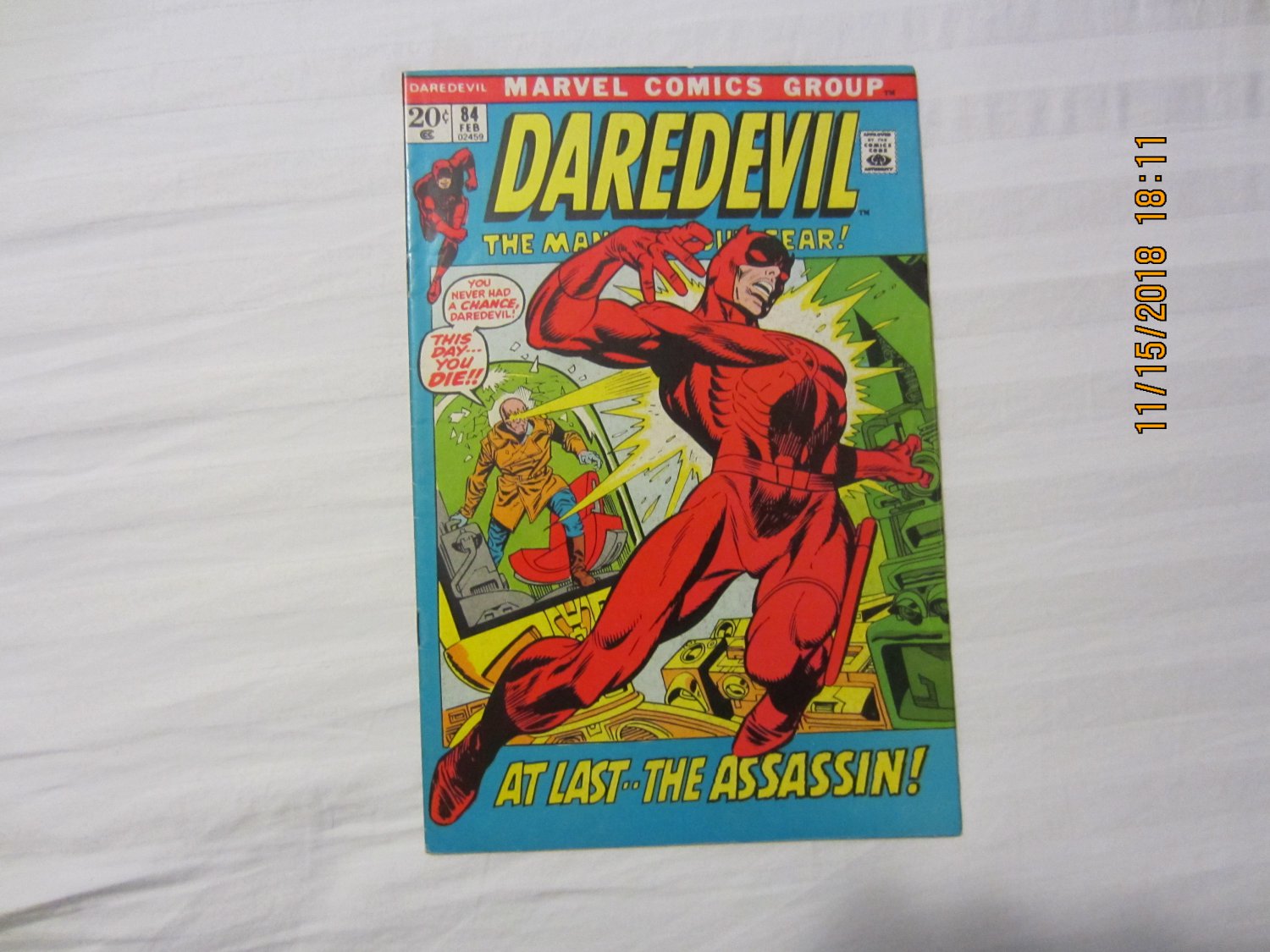 DAREDEVIL #84 "NIGHT OF THE ASSASSIN ! "