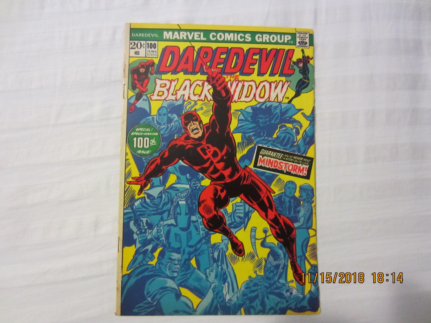 DAREDEVIL #100 "Mind Storm!"
