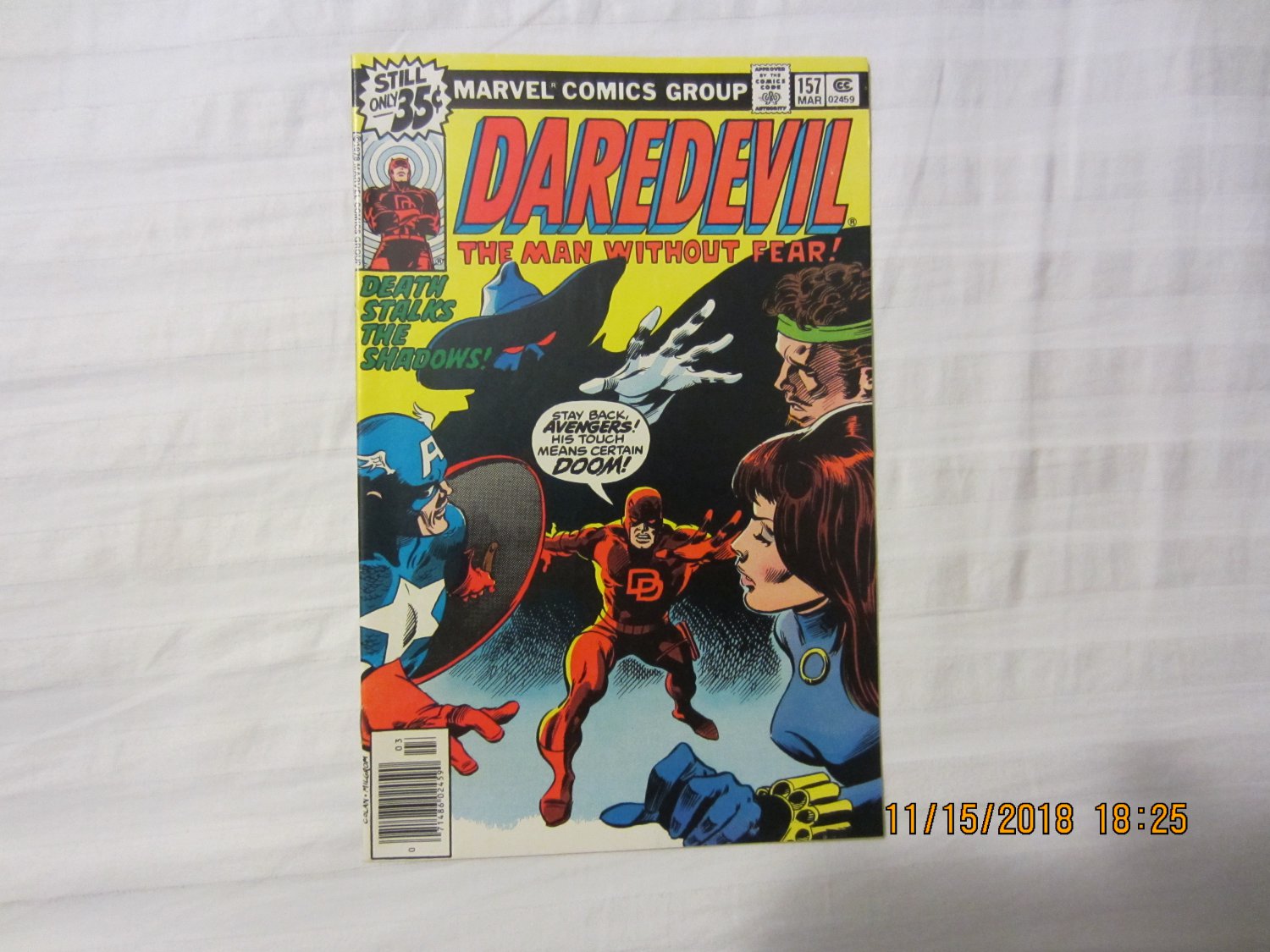 Daredevil #157 "Avengers" NEWSSTAND COPY