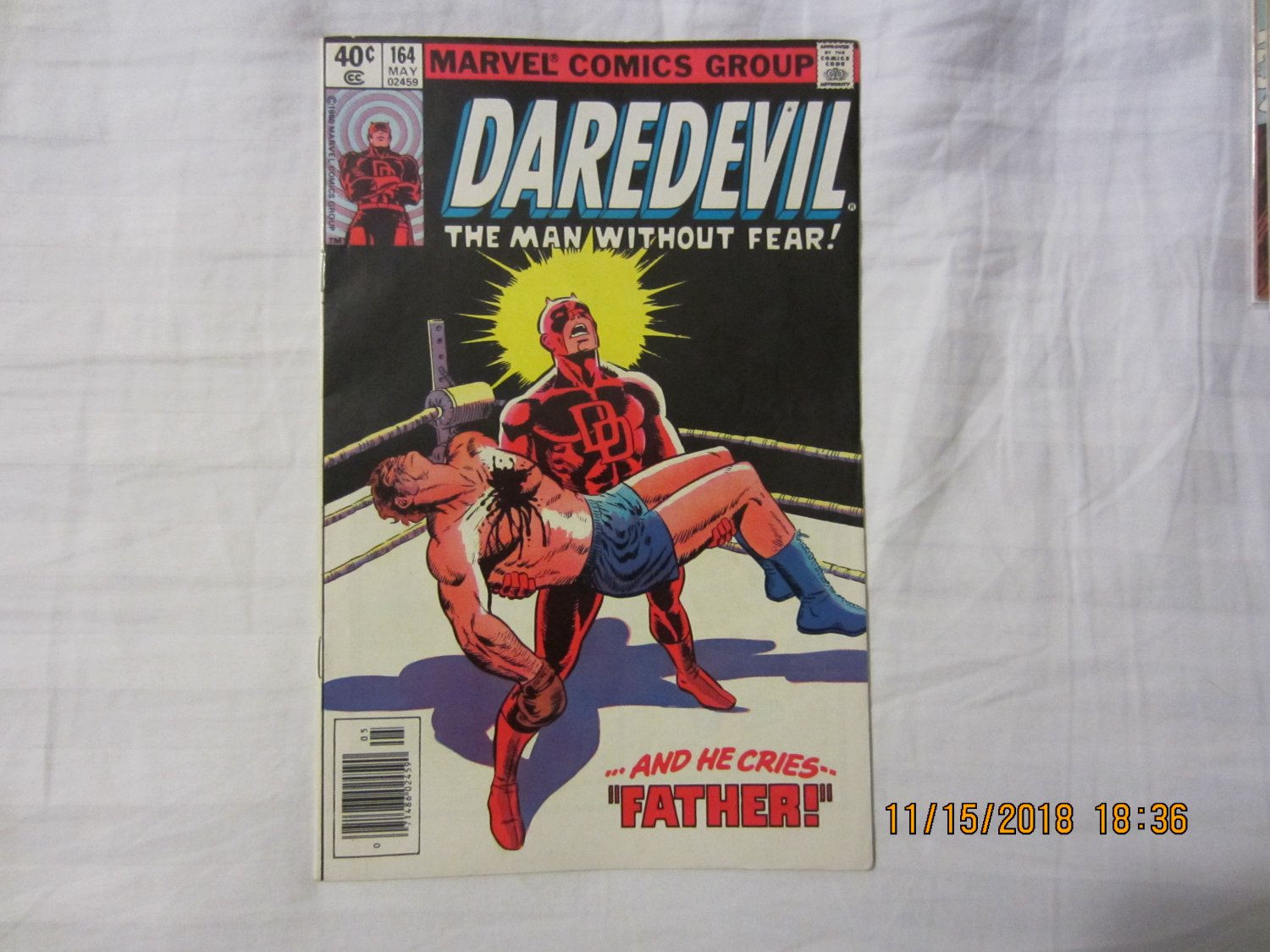 DAREDEVIL #164 NEWSSTAND COPY
