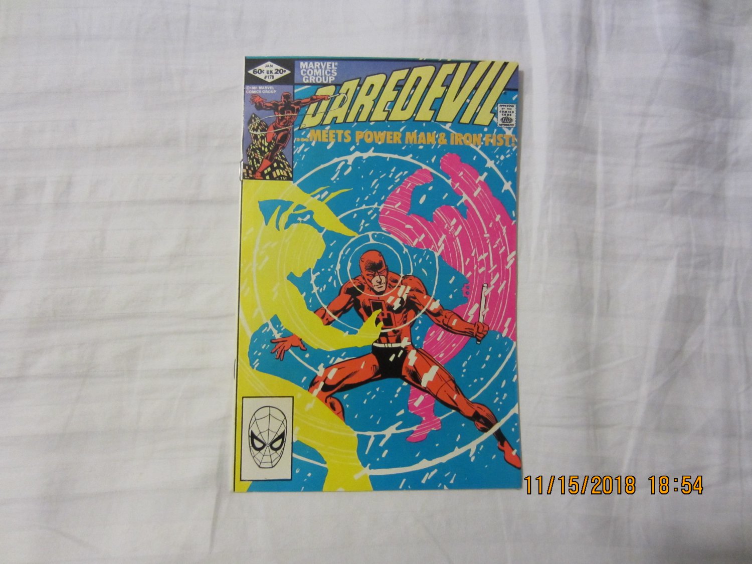 DAREDEVIL #178 POWER MAN / IRON FIST 1982 FRANK MILLER