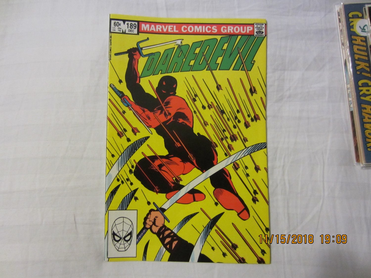 Daredevil #189 " Death of Stick. "