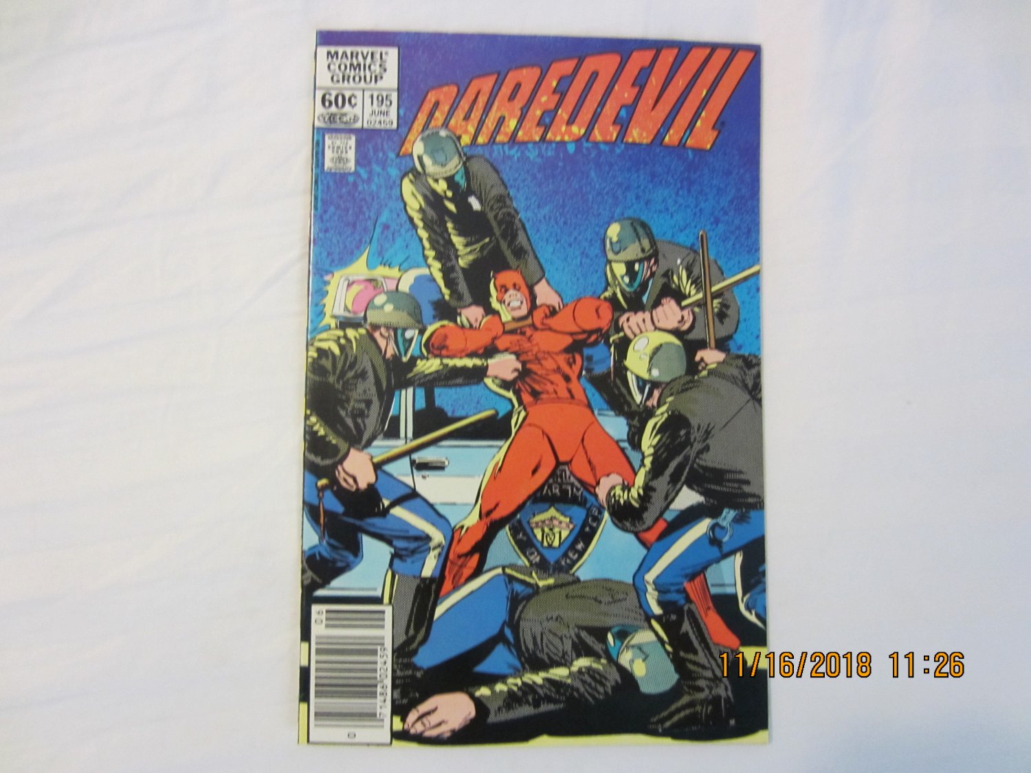 DAREDEVIL #195 "Betrayal" 1983 NEWSSTAND