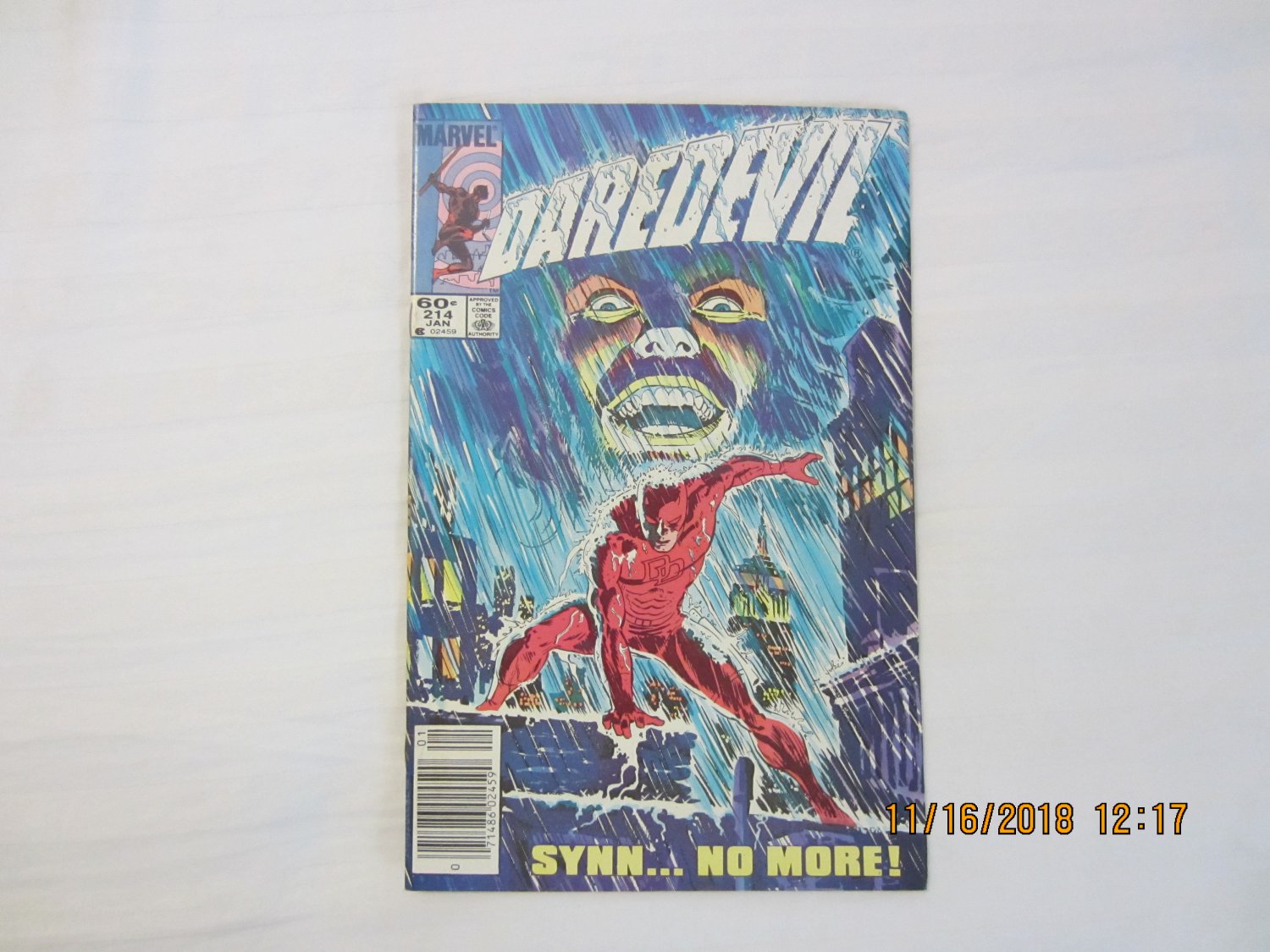 DAREDEVIL #214 "The Crumbling"