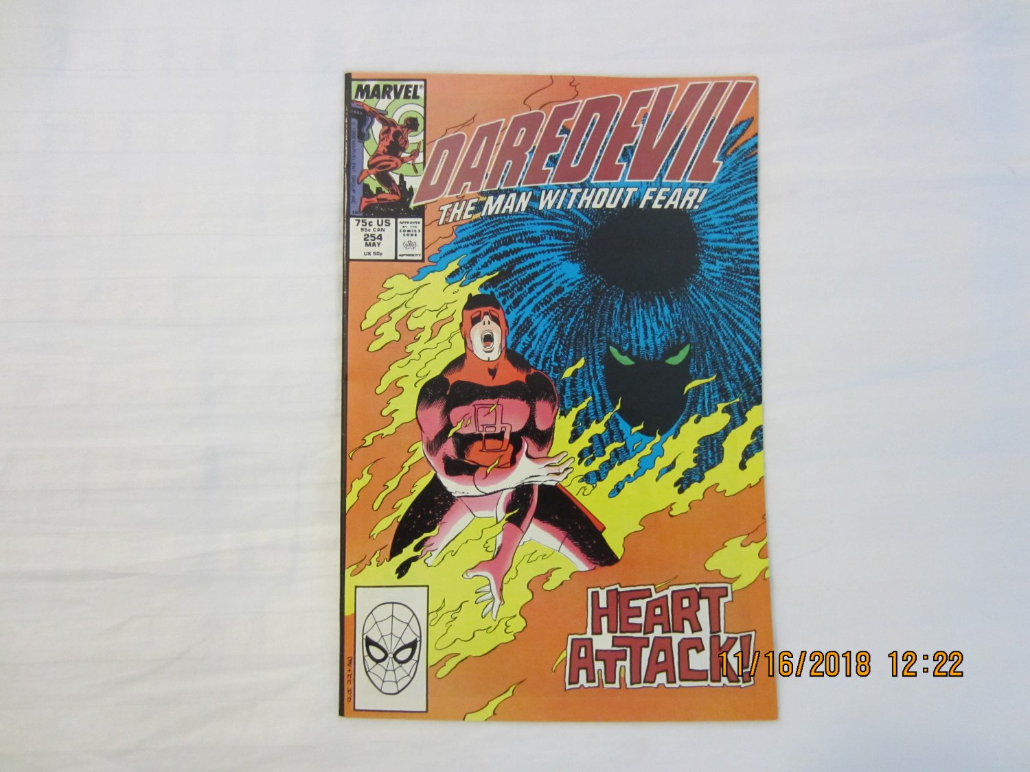 DAREDEVIL #254 1st Appearance and origin of Typhoid Mary