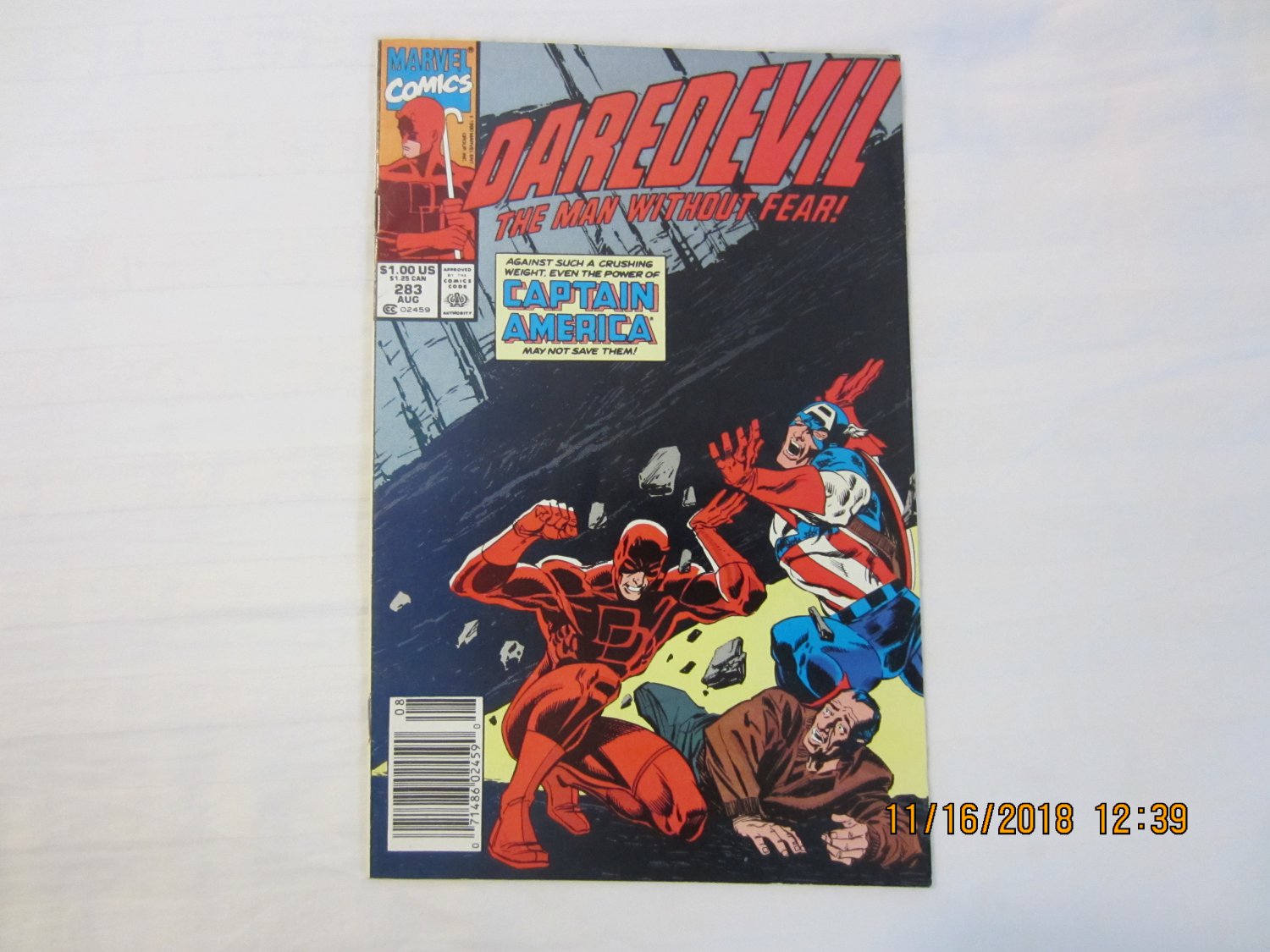 DAREDEVIL #283 NEWSSTAND "The American Nightmare"