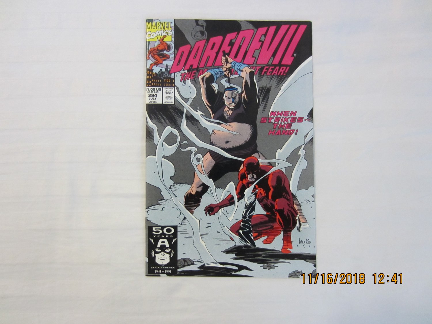 DAREDEVIL #294 "The Infernal Mysteries"