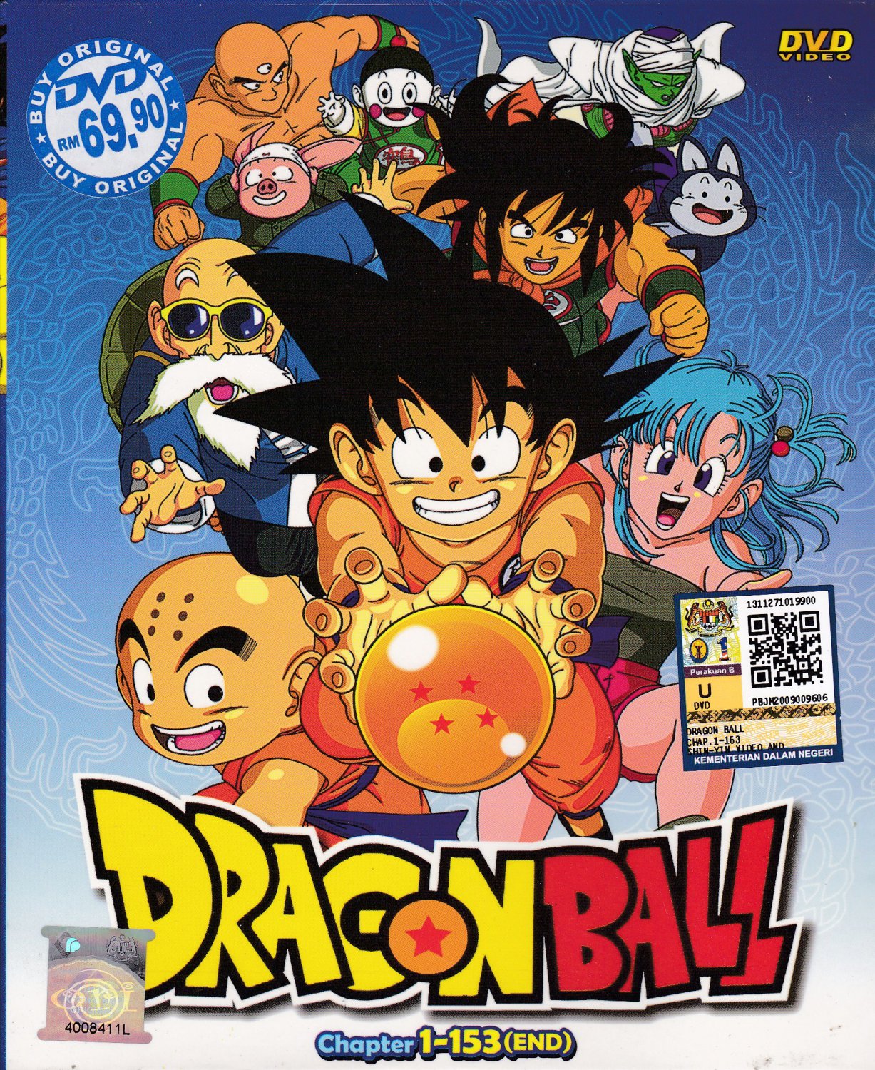 DVD Dragon Ball Vol.1-153End Japan Anime Complete TV Series Box Set English Sub