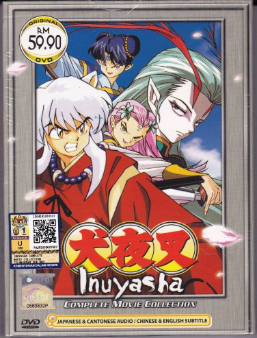 DVD ANIME INUYASHA Feudal Fairy Tale Complete Movie Collection