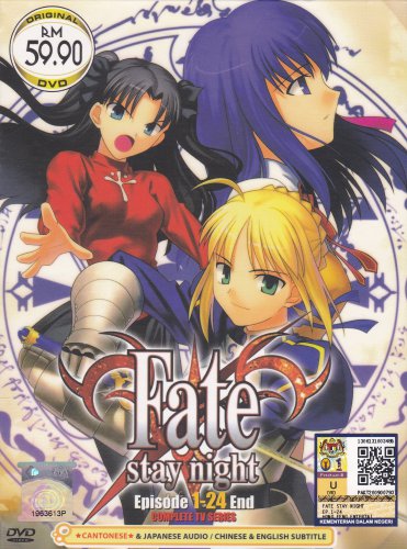 DVD ANIME FATE STAY NIGHT Vol.1-24End Complete TV Series