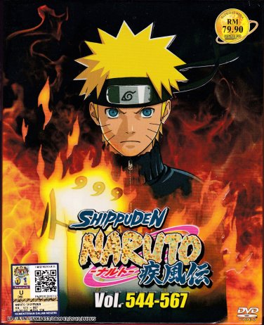 DVD ANIME NARUTO SHIPPUDEN Vol.544-567 Box Set 24 Episode