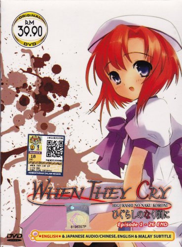 DVD ANIME WHEN THEY CRY Higurashi no Naku Koro Ni Vol.1-26End Region All English