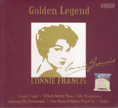 CONNIE FRANCIS Golden Legend Greatest Hits CD NEW HDCD Mastering Lyrics Booklet