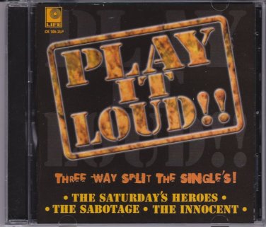 CD Saturday's Heroes The Sabotage The Innocent Play It Loud Oi Skinhead Music