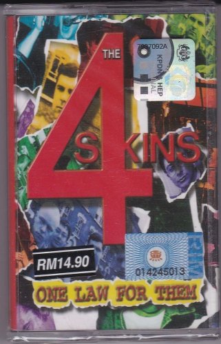 CASSETTE NEW THE 4 SKINS One Law For Them Punk Rock Oi Music Malaysia Release
