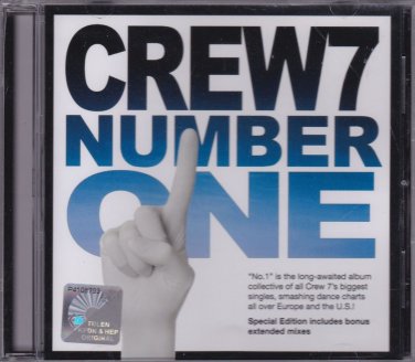CREW 7 Number One Greatest Hits DJ Club Dance Remix CD Iron Man Free Shipping