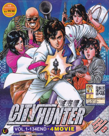 DVD ANIME CITY HUNTER Vol.1-134End + 4 Movies English Sub Region All Free Ship