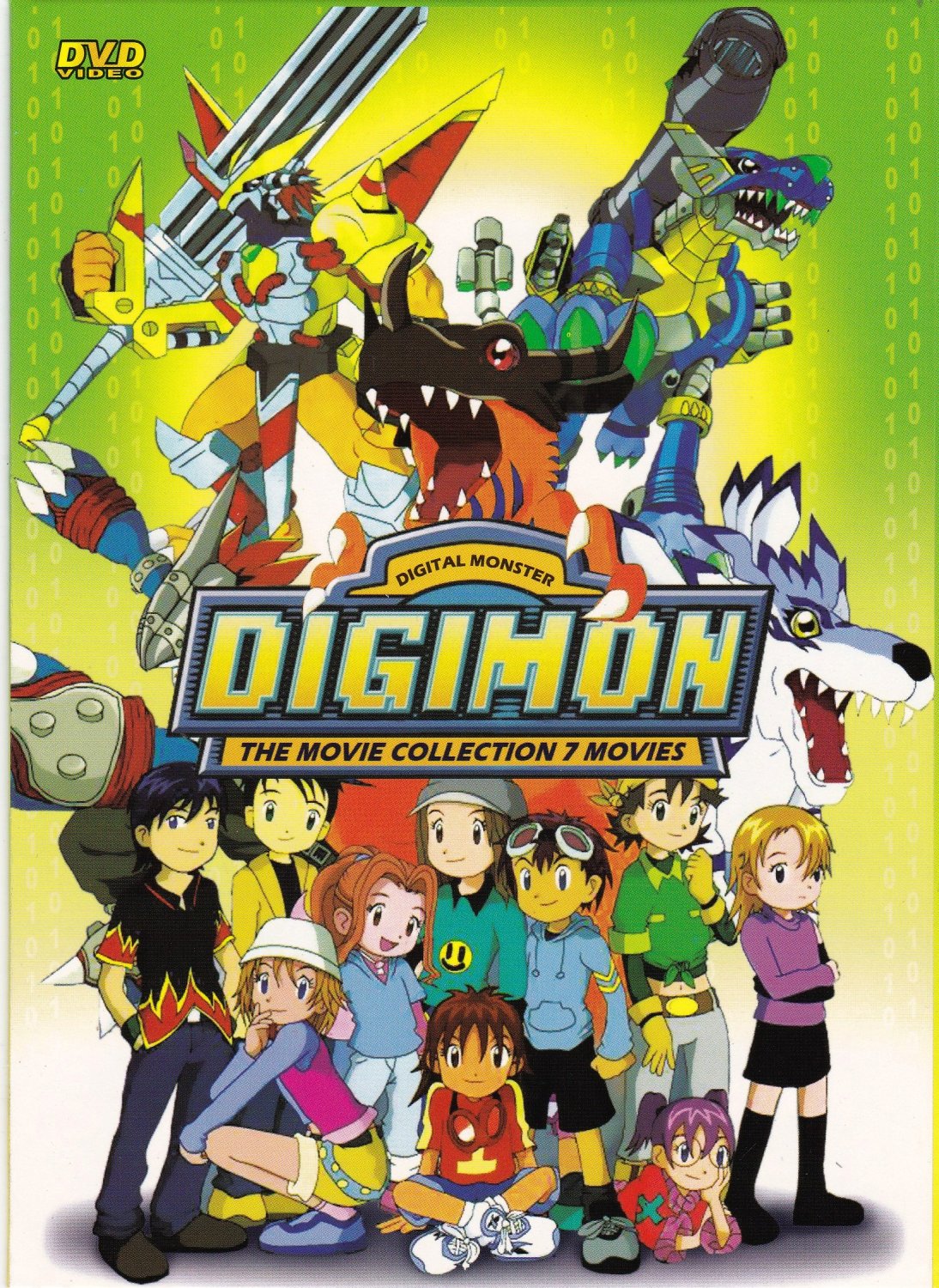 DVD ANIME DIGIMON Digital Monster The Movie Collection Box Set Region All