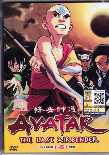DVD ANIME AVATAR THE LAST AIRBENDER Vol.1-61End English Audio Region All