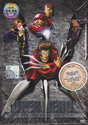 DVD ANIME SUPER HEROES Ironman Wolverine X-Men Blade Region All Eng Sub
