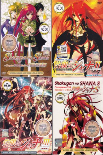 DVD ANIME SHAKUGAN NO SHANA Season 1-3 Vol.1-72End + Complete OVA English Sub