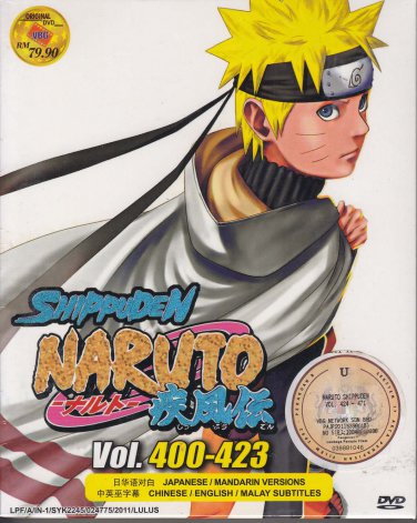 DVD ANIME NARUTO SHIPPUDEN Vol.400-423 Box Set 24 Episode 4DVD