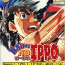DVD ANIME HAJIME NO IPPO Season 1-3 Vol.1-127End + Movie + OVA Box Set Region 0