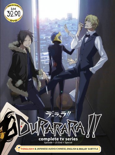 DVD ANIME DURARARA!! DRRR!! Complete TV 1-25End Special Region All English Audio