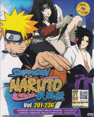 DVD ANIME NARUTO SHIPPUDEN Vol.201-236 Box Set 36 Episode Region All Free Ship