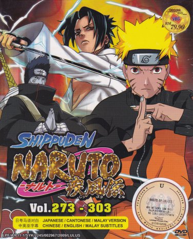 DVD ANIME NARUTO SHIPPUDEN Vol.273-303 Box Set 31 Episode Region All Free Ship