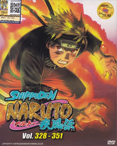 DVD ANIME NARUTO SHIPPUDEN Vol.328-351 Box Set 24 Episode Region All Free Ship