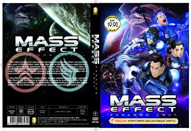 DVD ANIME MASS EFFECT Paragon Lost Movie English Audio Region All Free Shipping